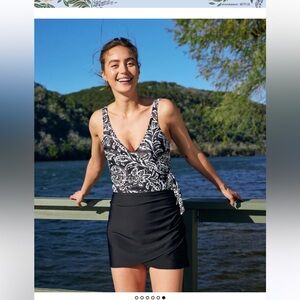 The Ruched Swim Skirt